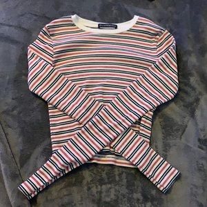 Long sleeve crop top